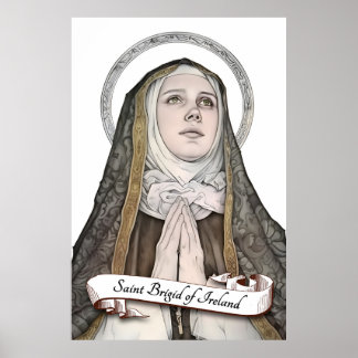 Póster Saint Brigid de Irlanda