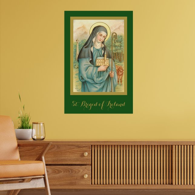Póster Saint Brigid de Irlanda (M 014) (Salón 2)