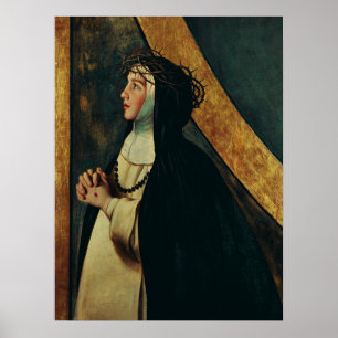 Póster Saint Catherine of Siena by Juan Bautista Maino 