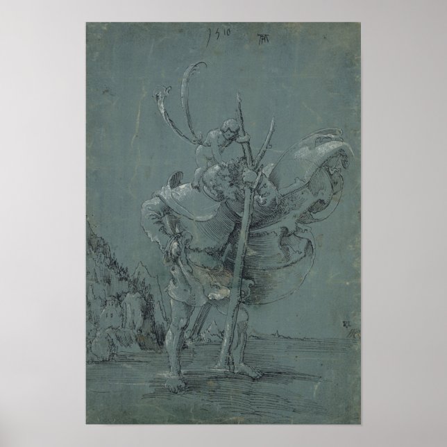 Póster Saint Christopher, 1510 (Frente)
