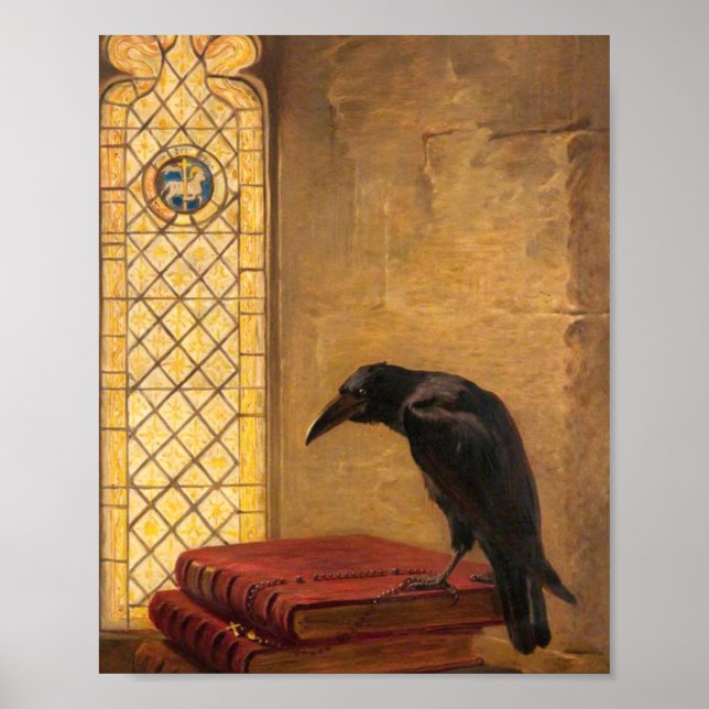 Póster Saint De Jackdaw De Rheims Raven Briton Riviere (Frente)