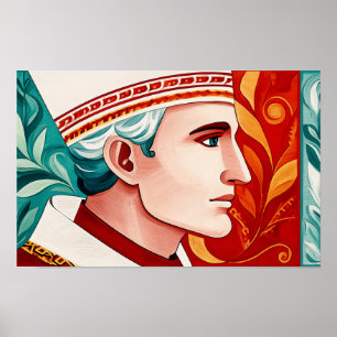 Póster Saint Denis en fe y fuerza