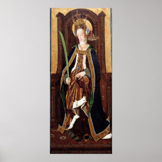 Póster SAINT ENGRATIA Santa Engracia De Zaragoza