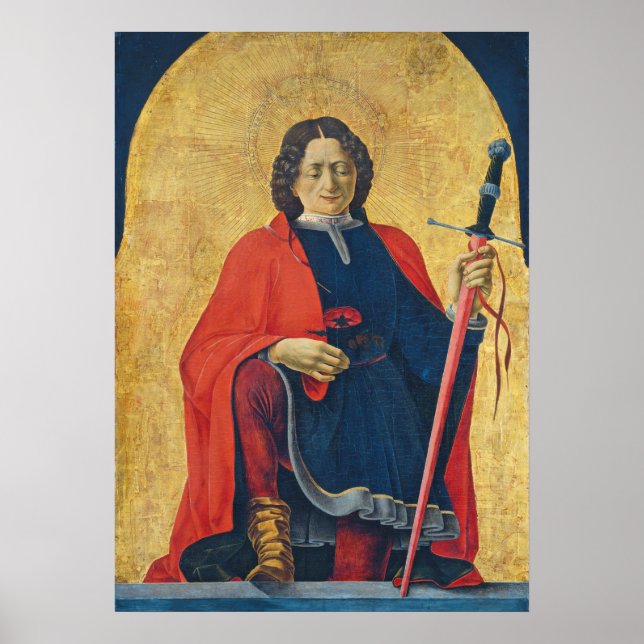 Póster Saint Florian, italiano, c. 1473-74 (Frente)