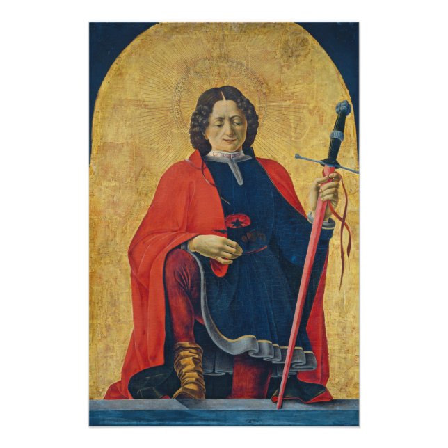 Póster Saint Florian, italiano, c. 1473-74 (Anverso)