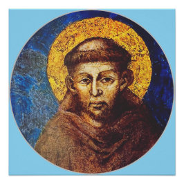 Póster Saint Francis of Assisi The Canticle of Creation