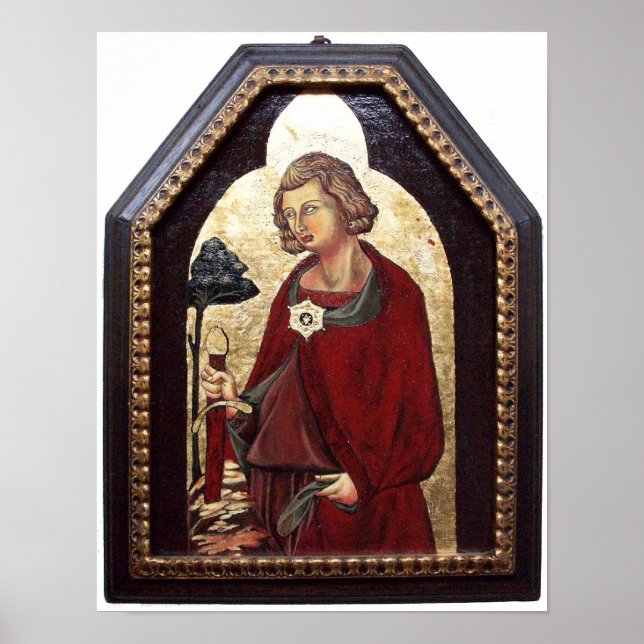 PÓSTER SAINT GALGANO / LEYENDA DE LA ESPADA EN LA ROCA (Frente)