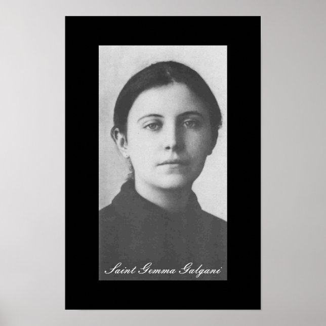 Póster saint gemma galgani (Frente)