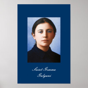 Póster saint gemma galgani