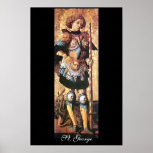 PÓSTER SAINT GEORGE Y DRAGON