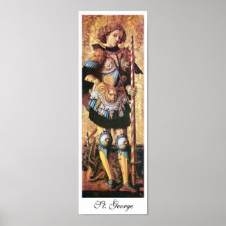 PÓSTER SAINT GEORGE Y DRAGON