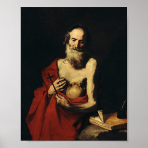 Póster Saint Jerome por Jusepe de Ribera