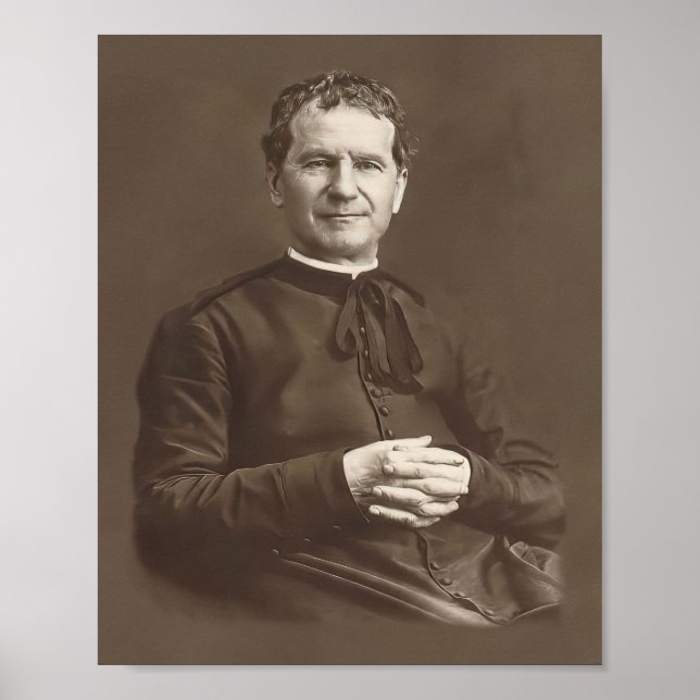 Póster Saint John Don Bosco (Frente)