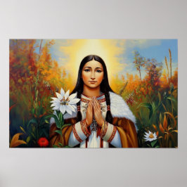 Póster Saint Kateri Tekakwitha