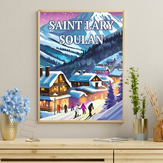 Póster Saint-Lary-Soulan : Éclat Pyrénéen (Subido por el creador)