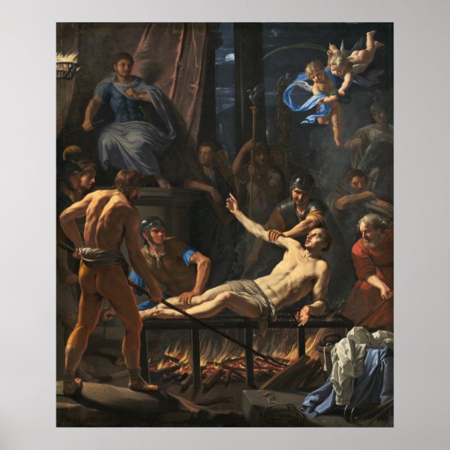 Póster Saint Lawrence - Jean de Champaigne Bella Artes (Frente)