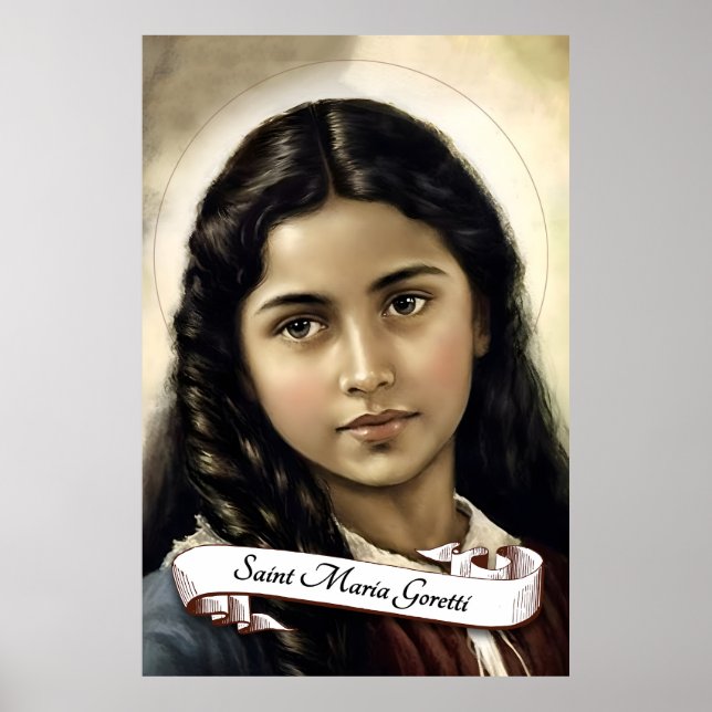 Póster Saint Maria Goretti (Frente)