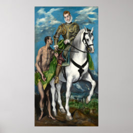 Póster Saint Martin - El Greco, Greek Fine Art Poster