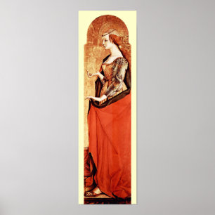 Póster SAINT MARY MAGDALENE 2 Oro, Rojo