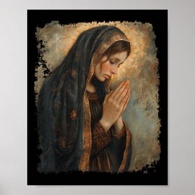 Póster Saint Mary Praying Mother Of Jesus  (Frente)