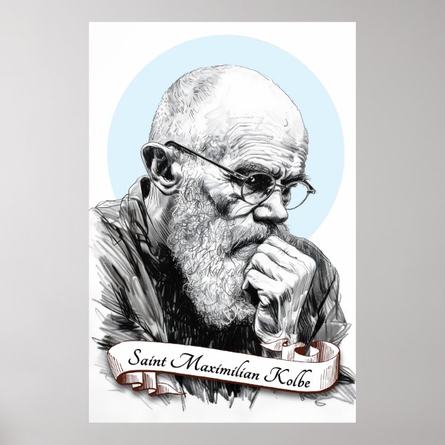 Póster Saint Maximilian Kolbe (Frente)