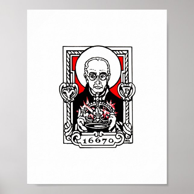 Póster Saint Maximilian Kolbe (Frente)