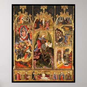 Póster Saint Michael Altarpiece El Poster ArchAngel