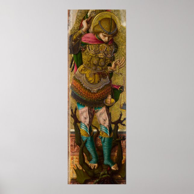 Póster Saint Michael by Carlo Crivelli (Frente)