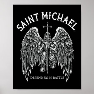 Póster Saint Michael Nos Defendió En La Batalla