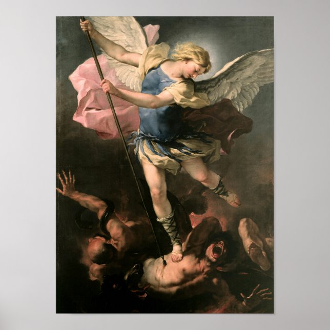 Póster Saint Michael por Giordano (Frente)