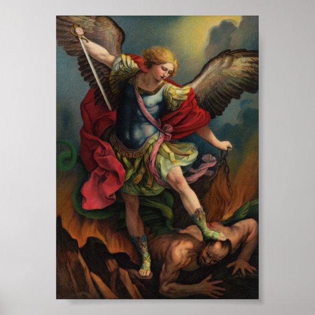 Póster Saint Michael the Archangel Small Poster (Frente)