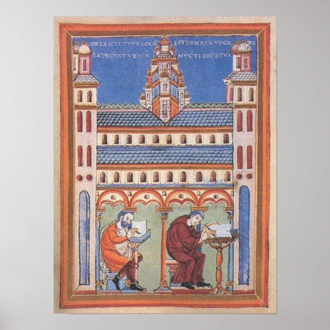 Póster Saint Page iluminado (Frente)