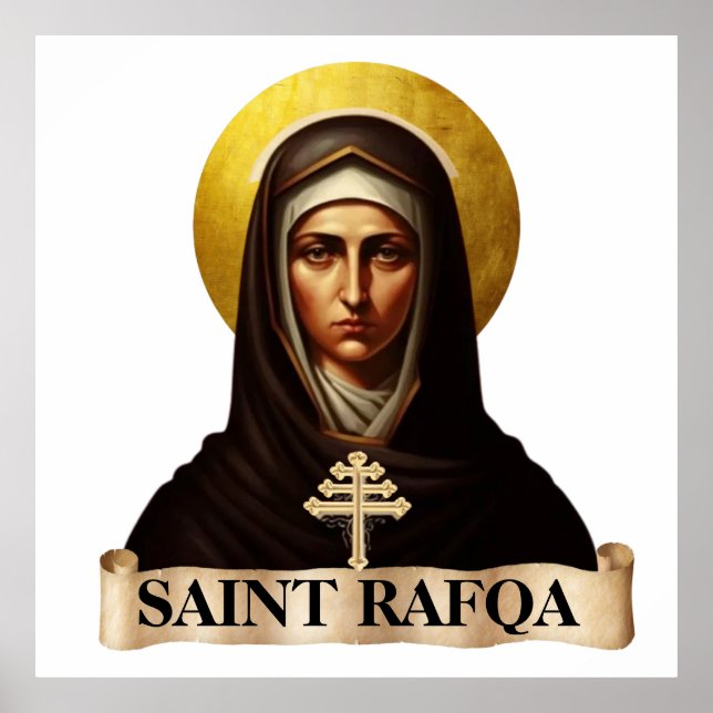 Póster Saint Rafqa, Maronite Nun, Poster de 40" x 40" (Frente)