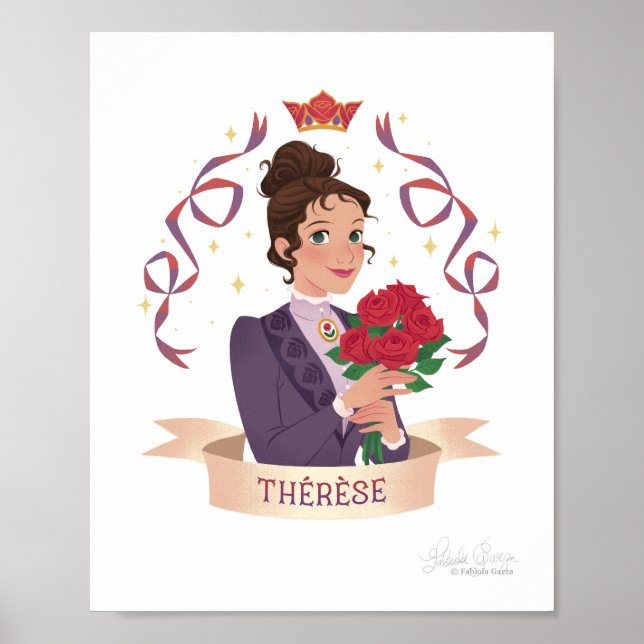 Póster Saint Thérèse de Lisieux Art Print (Frente)