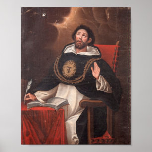 Póster Saint Thomas Aquinas By Luis Munoz Lafuente