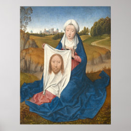 Póster Saint Veronica - Poster Bella Artes de Hans Memlin