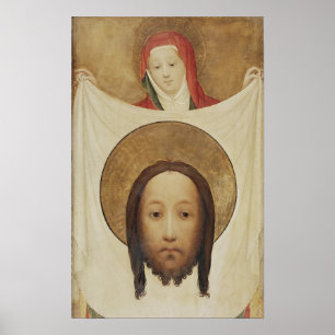Póster Saint Veronica with the Sudarium, c.1420