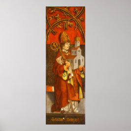 Póster Saint Wolfgang - Tyrolean German Fine Art Poster