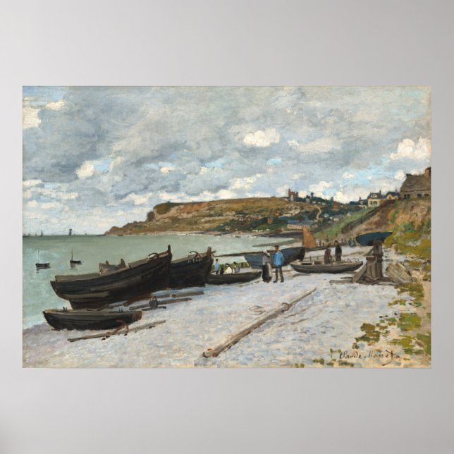 Póster Sainte-Adresse - Bella Artes de Claude Monet (Frente)