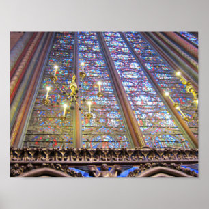 Póster Sainte-Chapelle - París