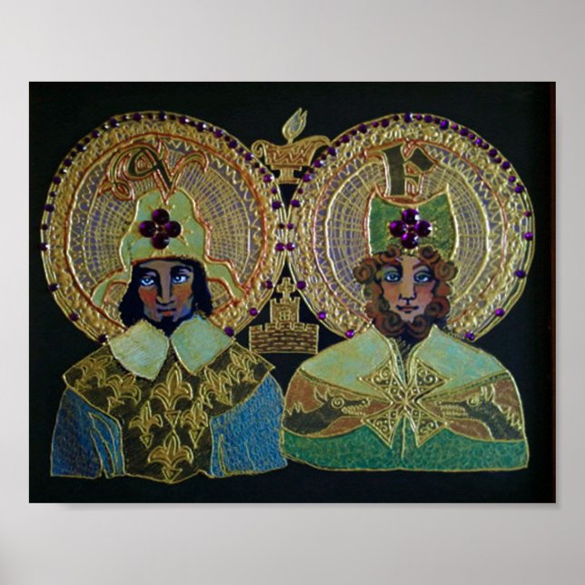 Póster Saints Valery & Finian (Frente)