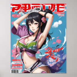 Póster Sakura Anime Magazine Ad #3 Poster