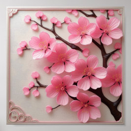 Póster Sakura Blossom Art