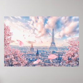 Póster Sakura francesa