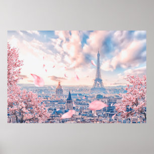Póster Sakura francesa