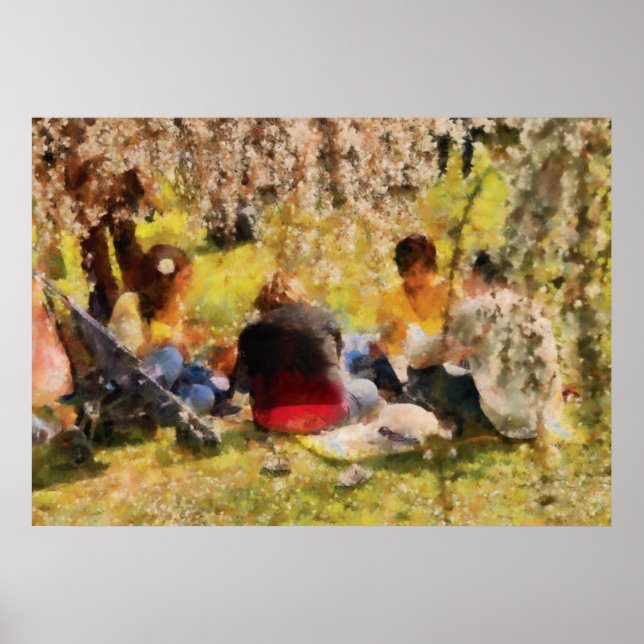 Póster Sakura - Pícnic Vespertino (Frente)