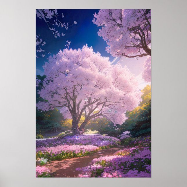 Póster Sakura Radiance (Frente)