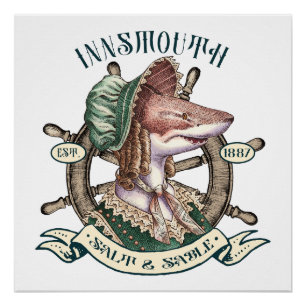 Póster Sal y verdura innsmouth - Dama de tiburón