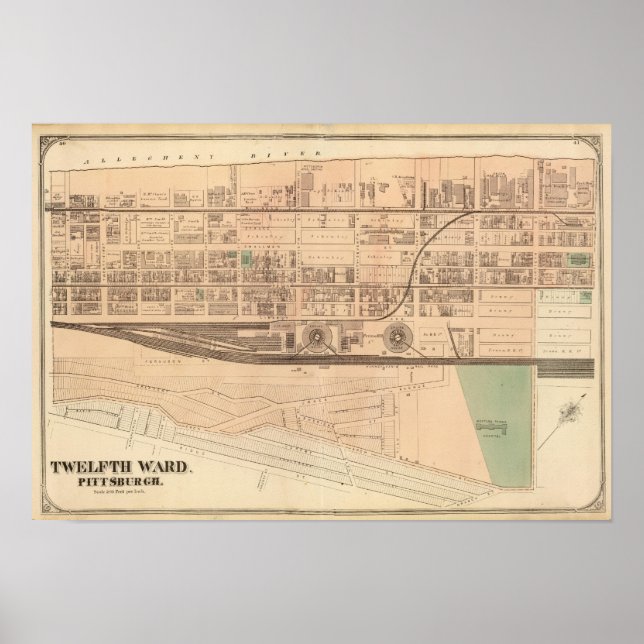 Póster Sala 12 de Pittsburgh, Pennsyvania (Frente)