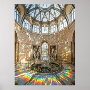 Póster Sala Atrio de Luz Prismática